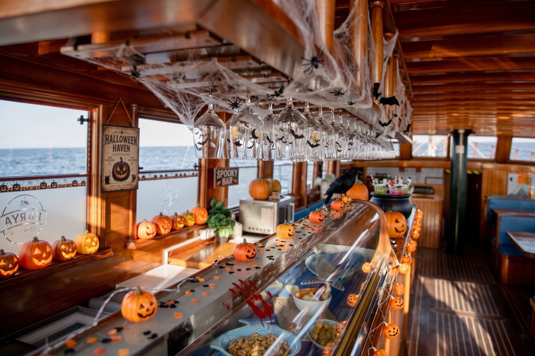 Especial Halloween a bordo de la Goleta Karya en Barcelona