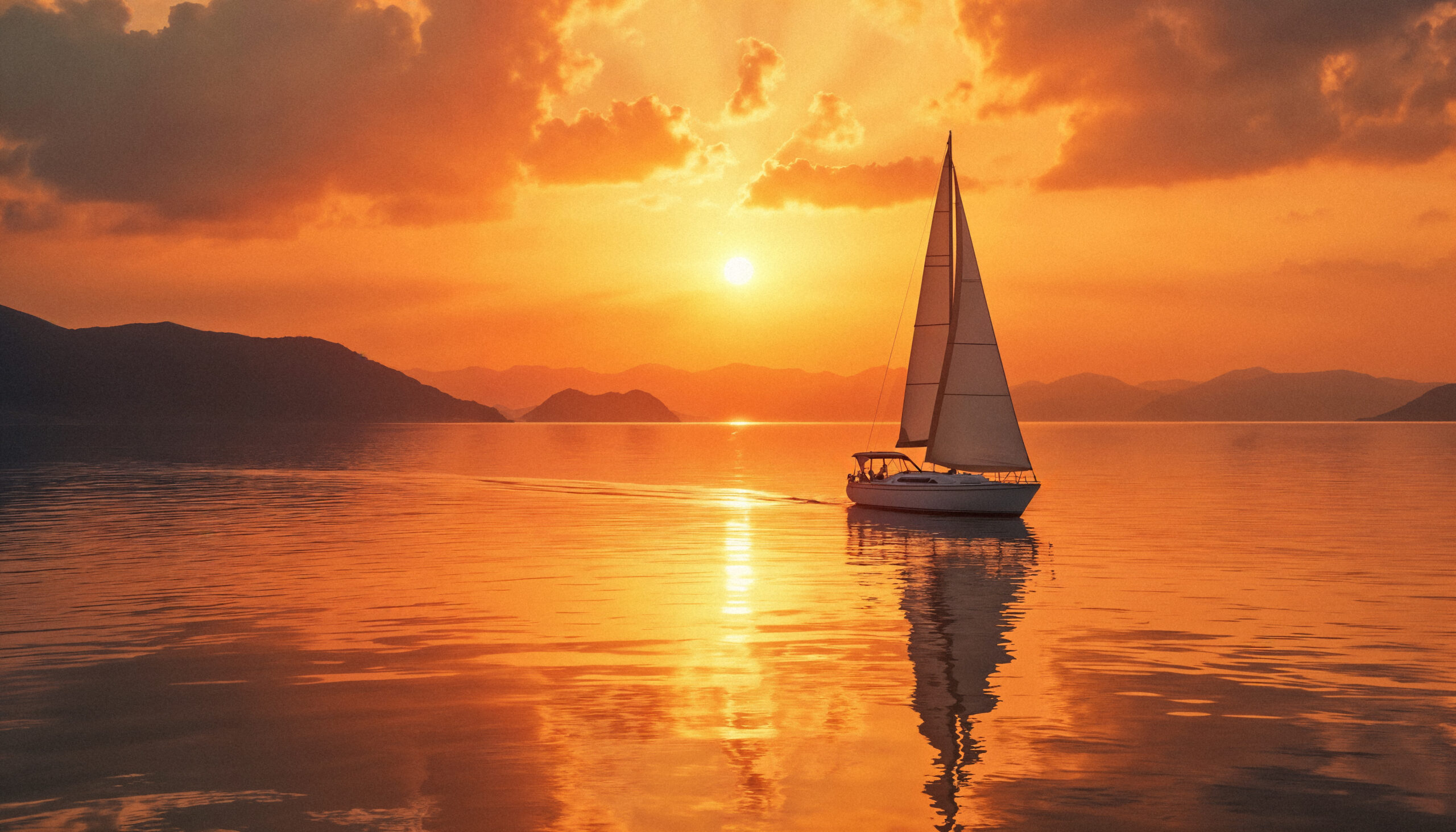 atardecer barco
